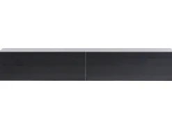 Vægmonteret tv-bord GLADSTONE Sort