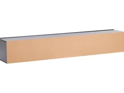 Vægmonteret tv-bord GLADSTONE Sort