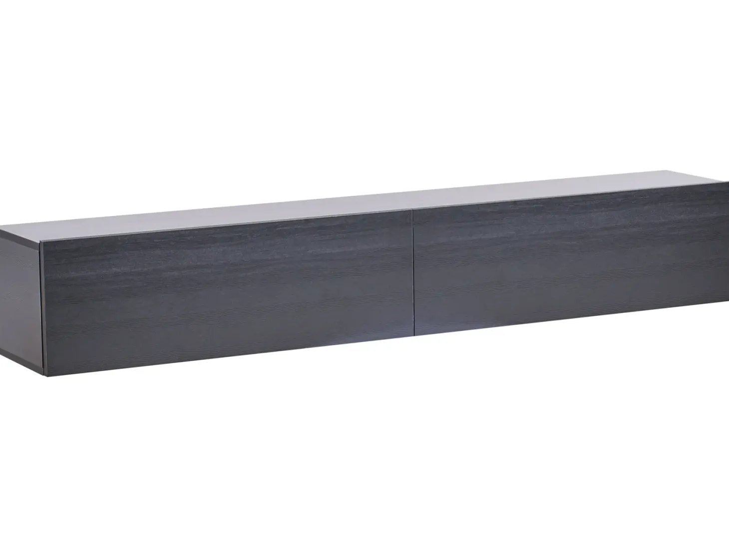 Vægmonteret tv-bord GLADSTONE Sort