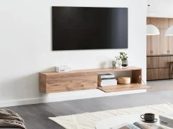Vægmonteret tv-bord GLADSTONE Brun