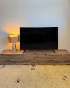 Vægmonteret tv-bord GLADSTONE Brun