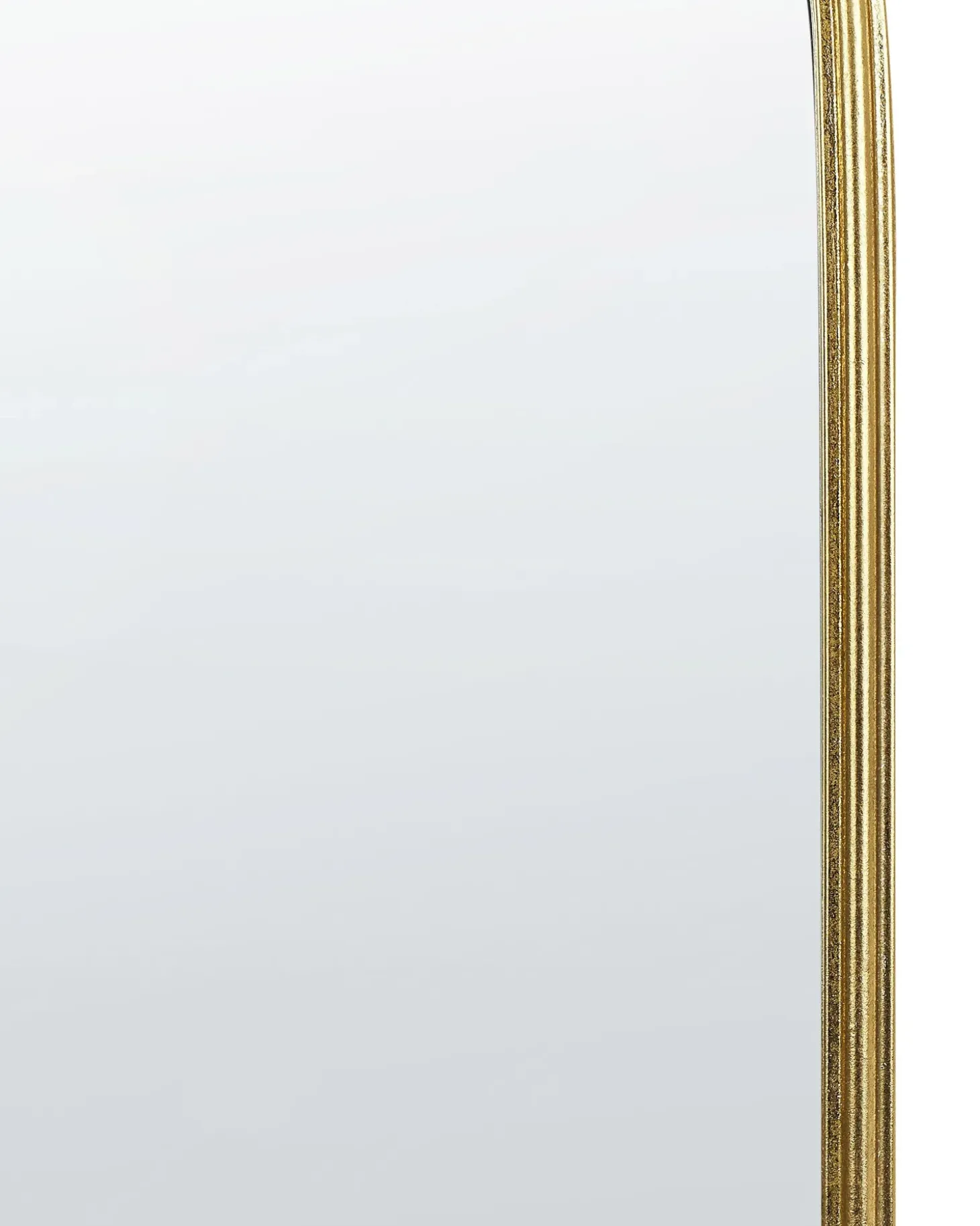 Vægspejl ACONCHI 58 cm 100 cm Metal Guld