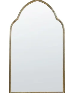 Vægspejl ACONCHI 58 cm 100 cm Metal Guld