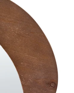 Vægspejl ALVENA 60 cm 80 cm Mørkebrun