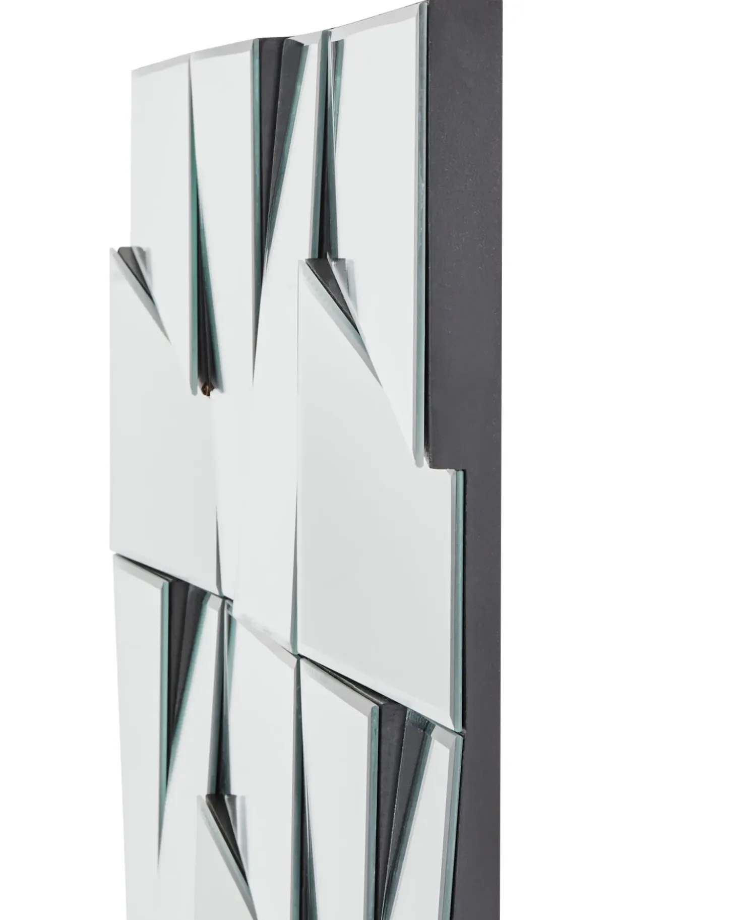 Vægspejl ANCEMONT 80 cm 80 cm Sølv