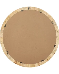 Vægspejl ANLEZY 80 cm 80 cm Rattan Naturlig