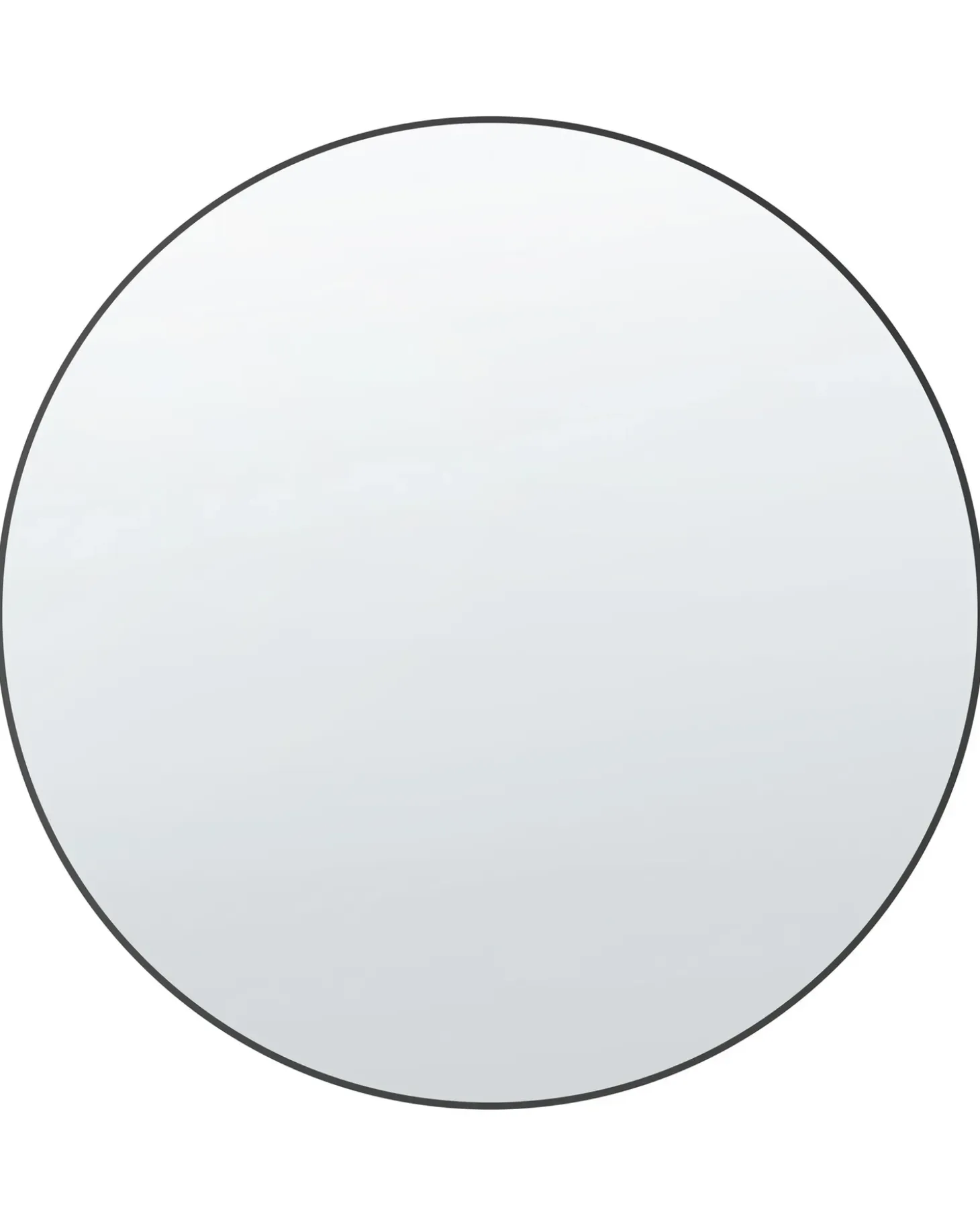 Vægspejl ANNEMASSE 80 cm 80 cm Metal Sort