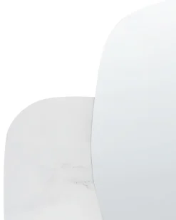 Vægspejl ARVERT 60 cm 80 cm Hvid marmor
