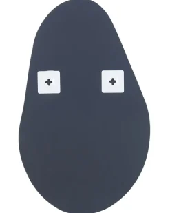 Vægspejl AUBAGNE 40 cm 65 cm Sølv