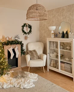 Vægspejl BAGNEUX 50 cm 55 cm Sølv