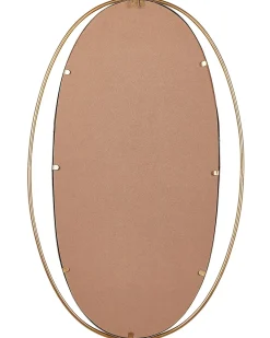 Vægspejl BESSON 55 cm 90 cm Metal Guld