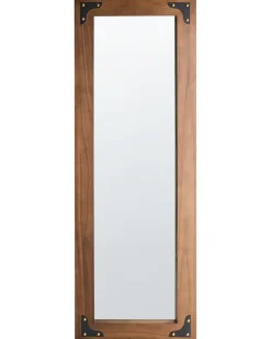 Vægspejl BLOSVILLE 58 cm 164 cm Ædelgran Brun