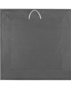 Vægspejl BOISE 60 cm 60 cm Teaktræ Mørkebrun