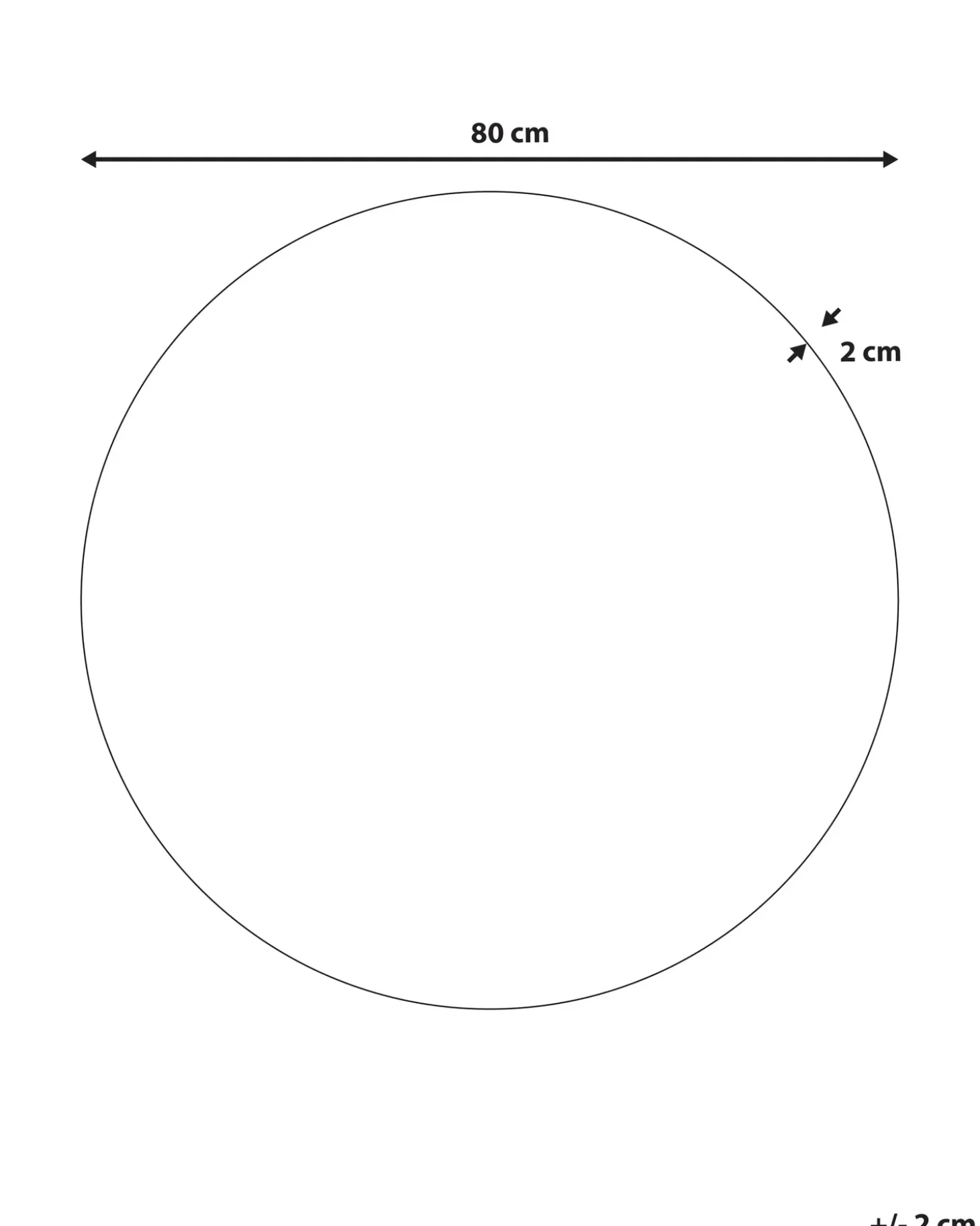 Vægspejl BOUCHON 80 cm 80 cm Grøn