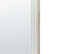 Vægspejl BRIANT 56 cm 130 cm Mangotræ Hvid
