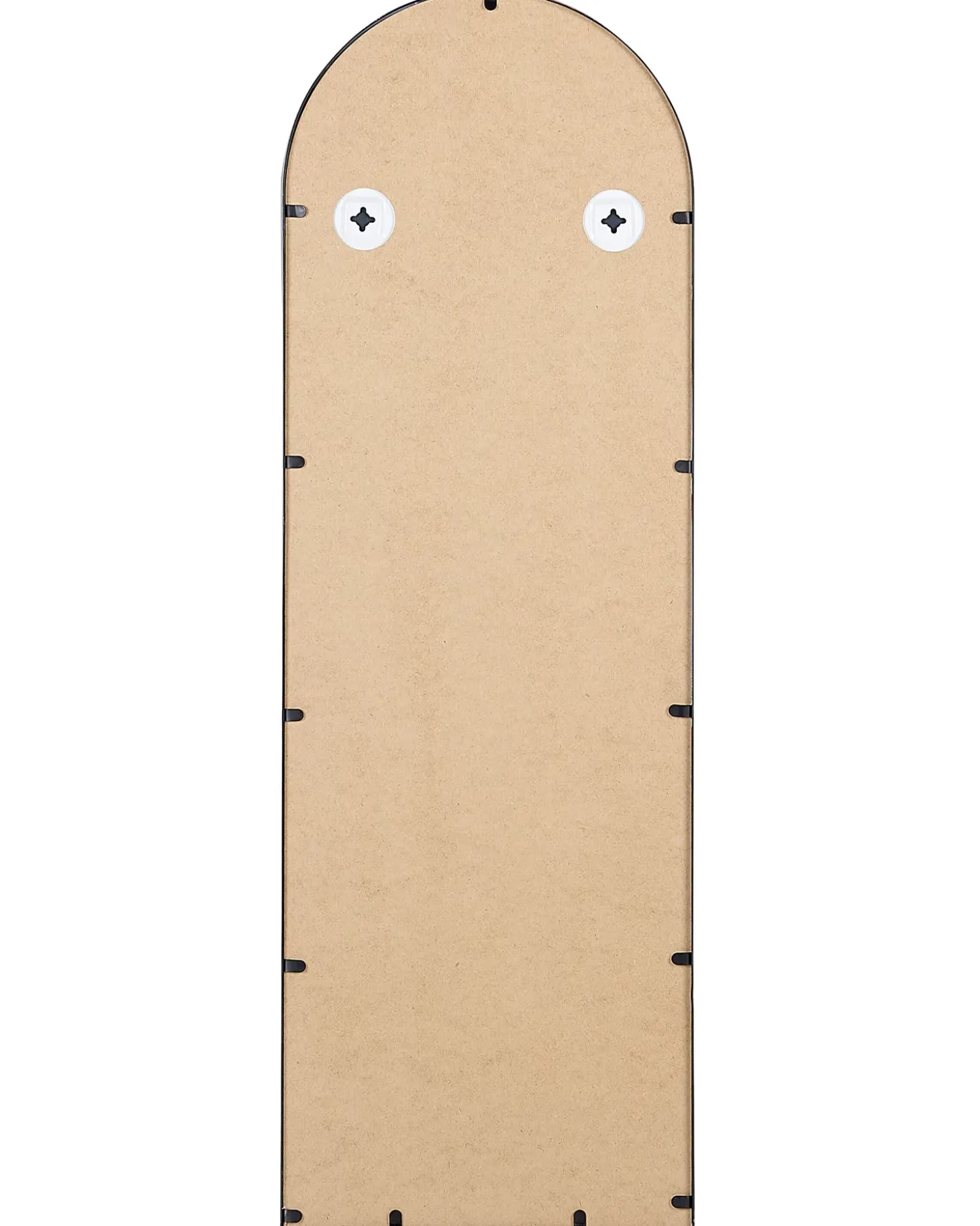 Vægspejl BROUAGE 40 cm 120 cm Metal Sort