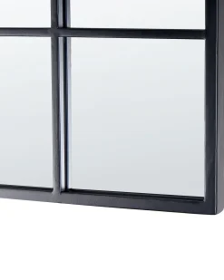 Vægspejl BROUAGE 40 cm 120 cm Metal Sort