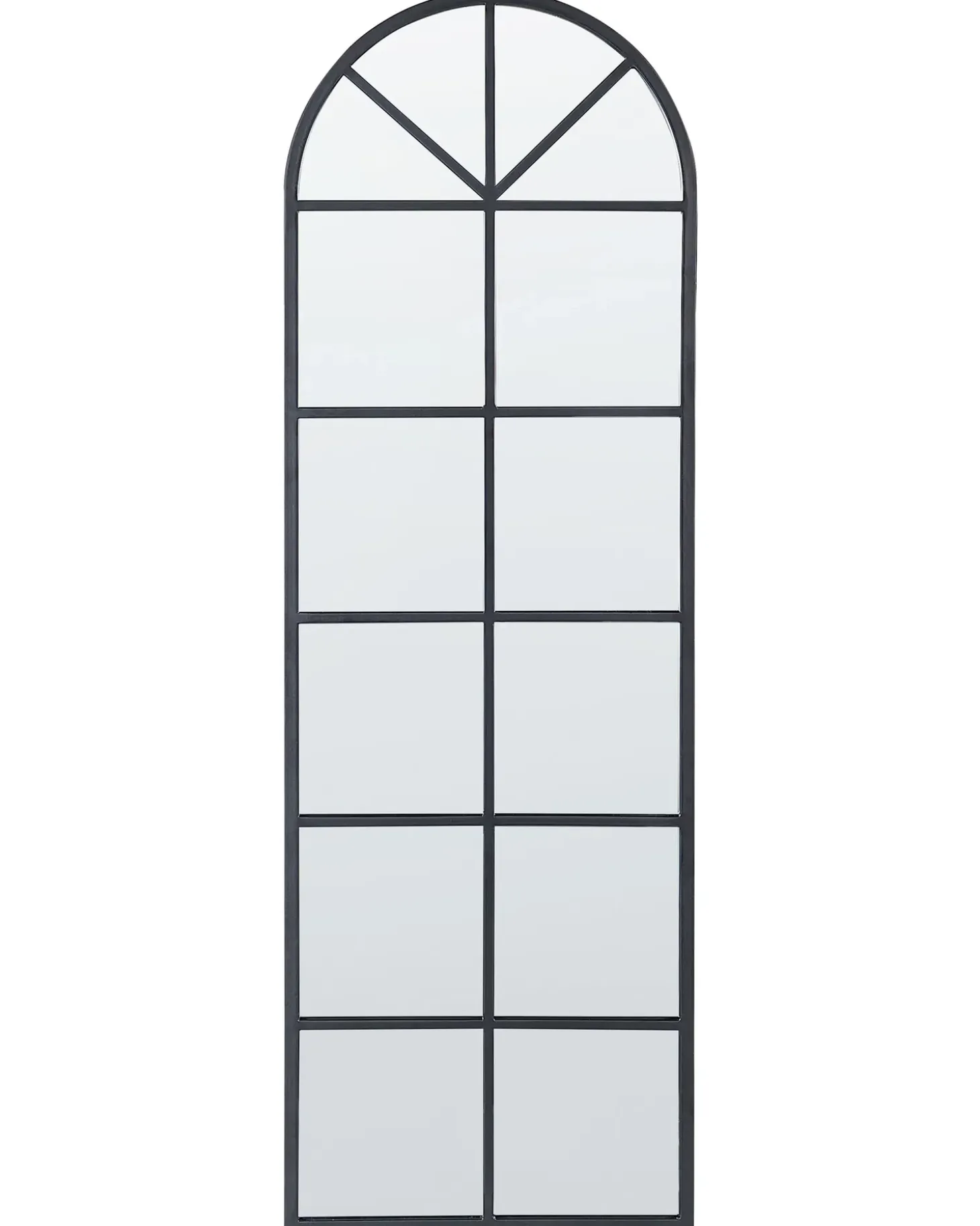 Vægspejl BROUAGE 40 cm 120 cm Metal Sort