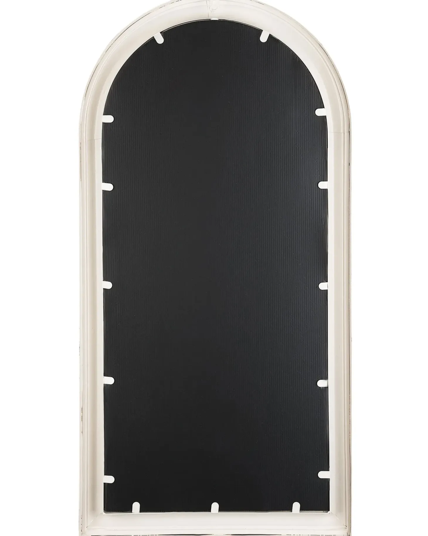 Vægspejl CAMPEL 49 cm 97 cm Metal Cremehvid
