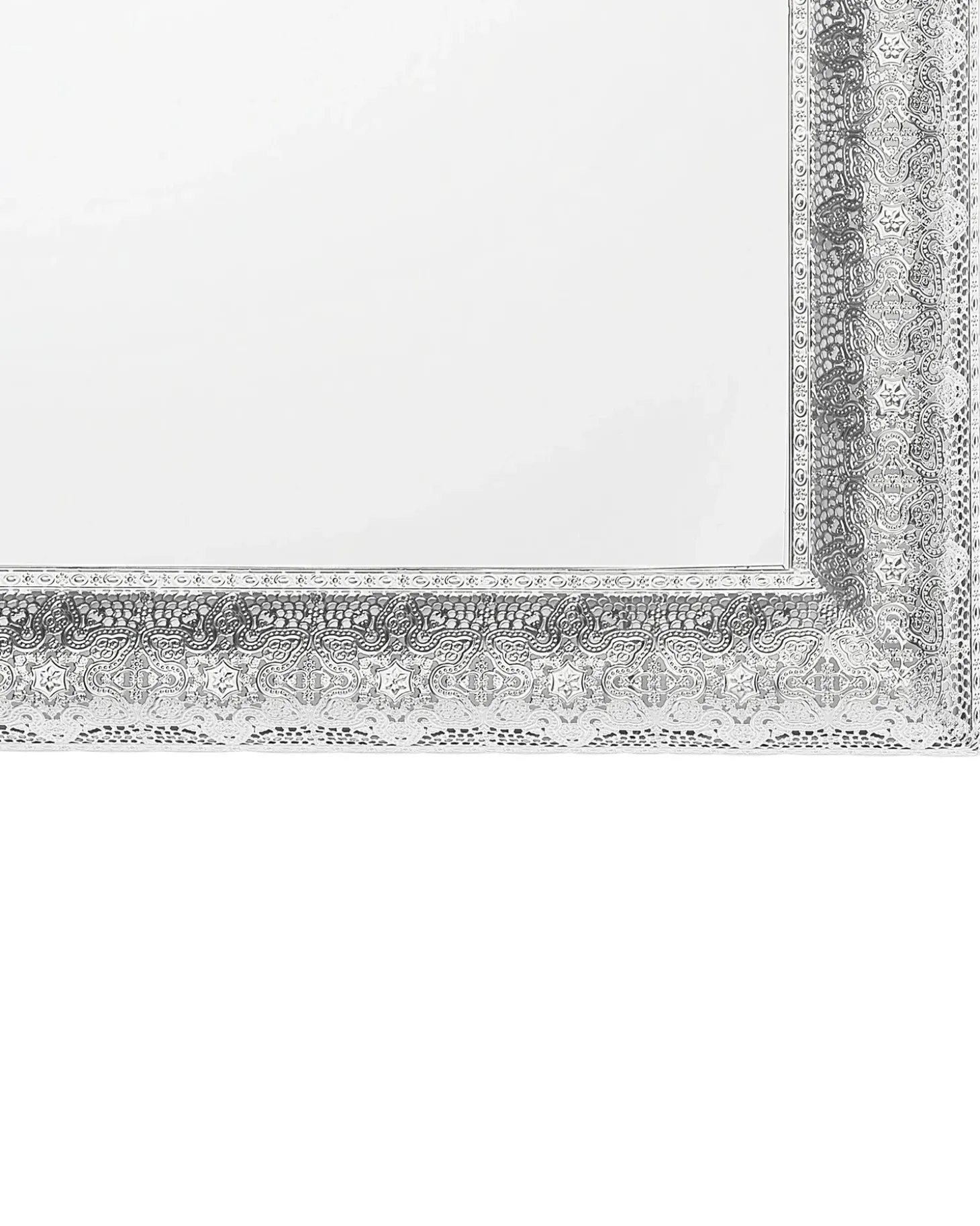 Vægspejl CAVAN 65 cm 65 cm Metal Sølv
