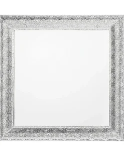 Vægspejl CAVAN 65 cm 65 cm Metal Sølv