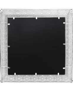Vægspejl CAVAN 65 cm 65 cm Metal Sølv