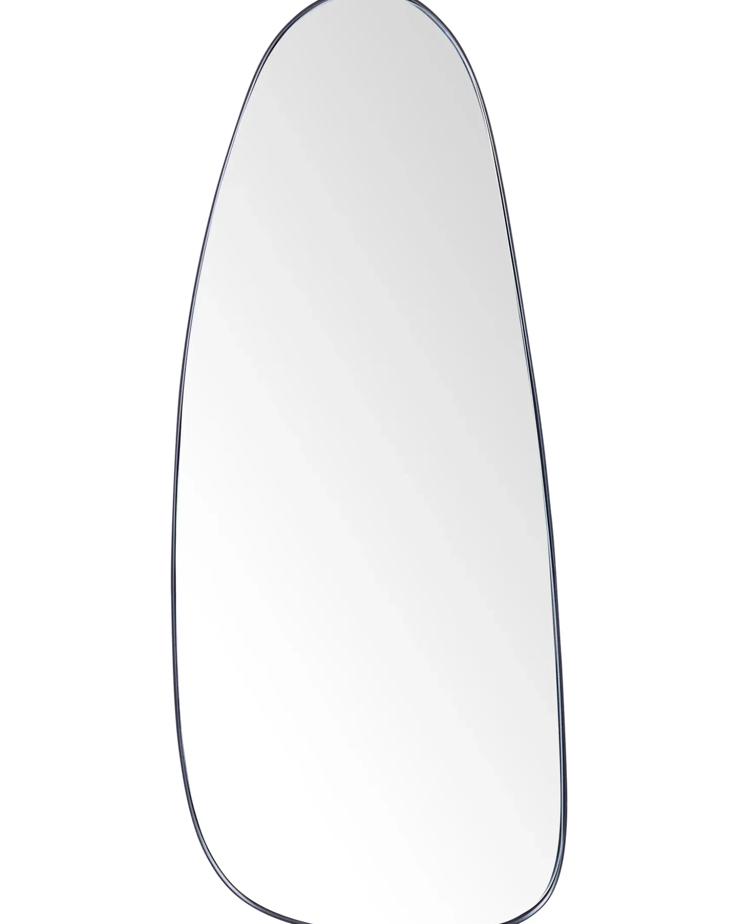 Vægspejl CERGY 39 cm 95 cm Metal Sort