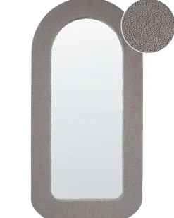 Vægspejl CERVON 60 cm 120 cm Boucle Brungrå