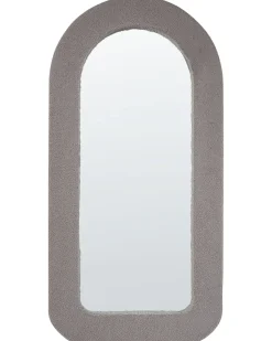 Vægspejl CERVON 60 cm 120 cm Boucle Brungrå