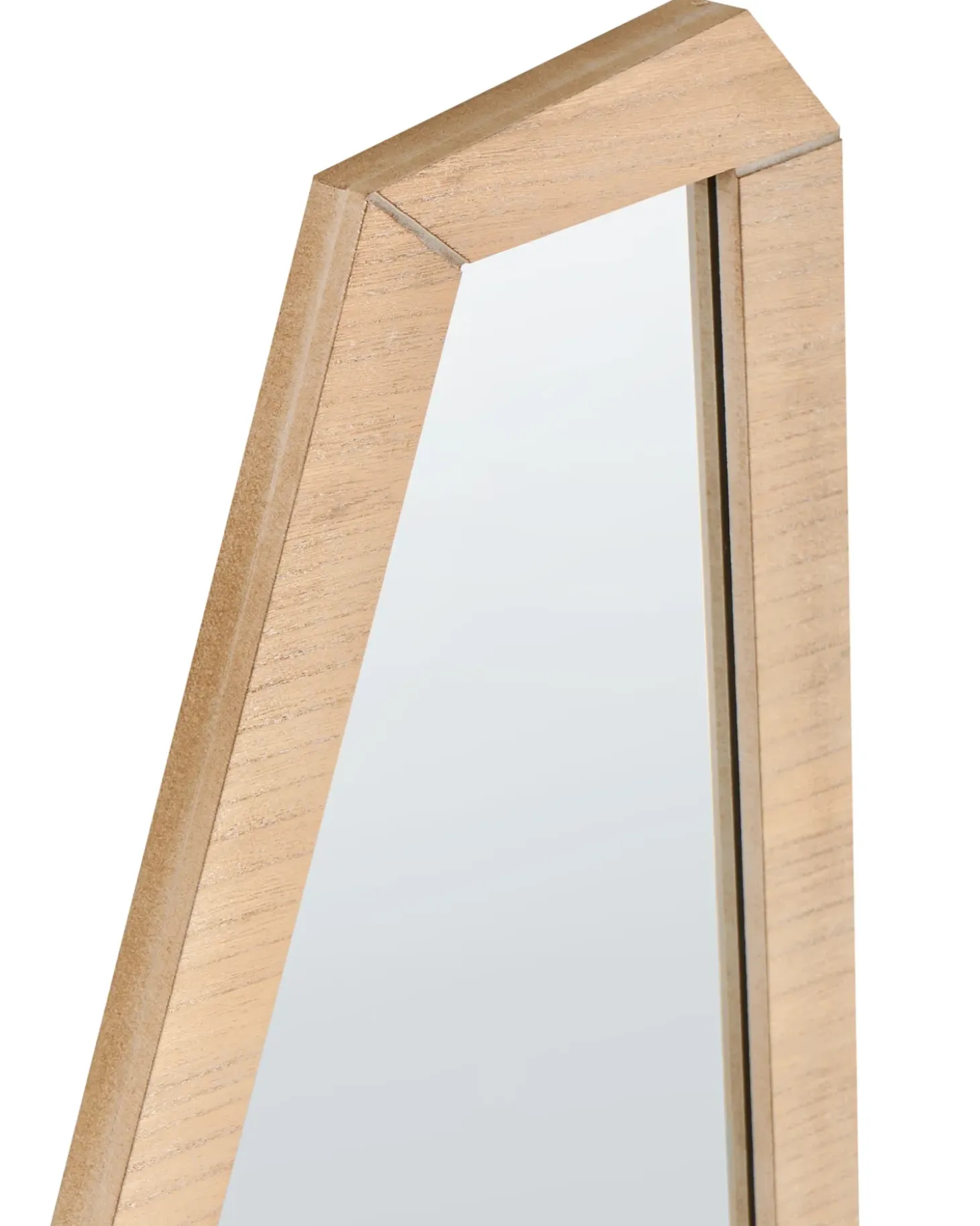 Vægspejl CHANU 44 cm 104 cm Lysebrun