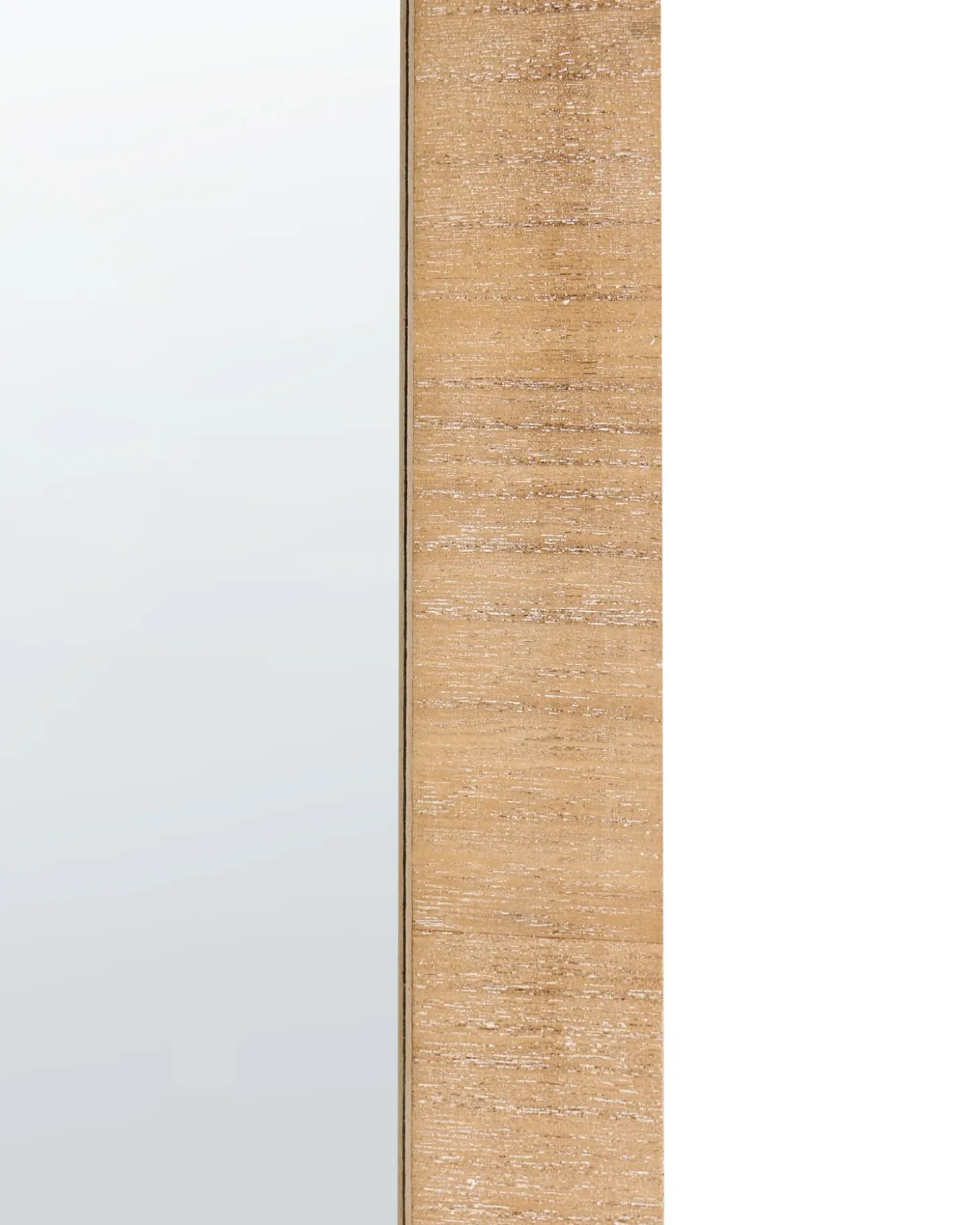 Vægspejl CHANU 44 cm 104 cm Lysebrun