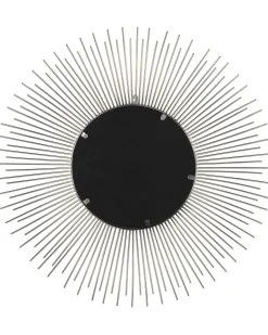 Vægspejl CILLY 80 cm 80 cm Metal Sølv