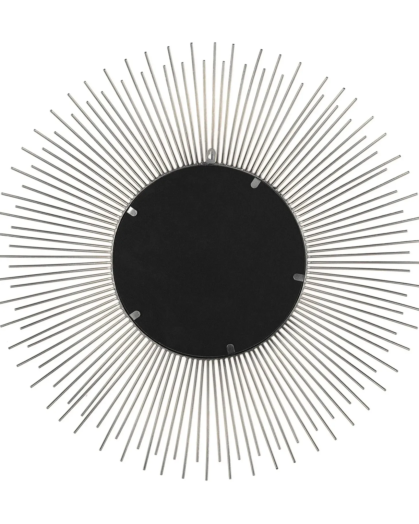 Vægspejl CILLY 80 cm 80 cm Metal Sølv