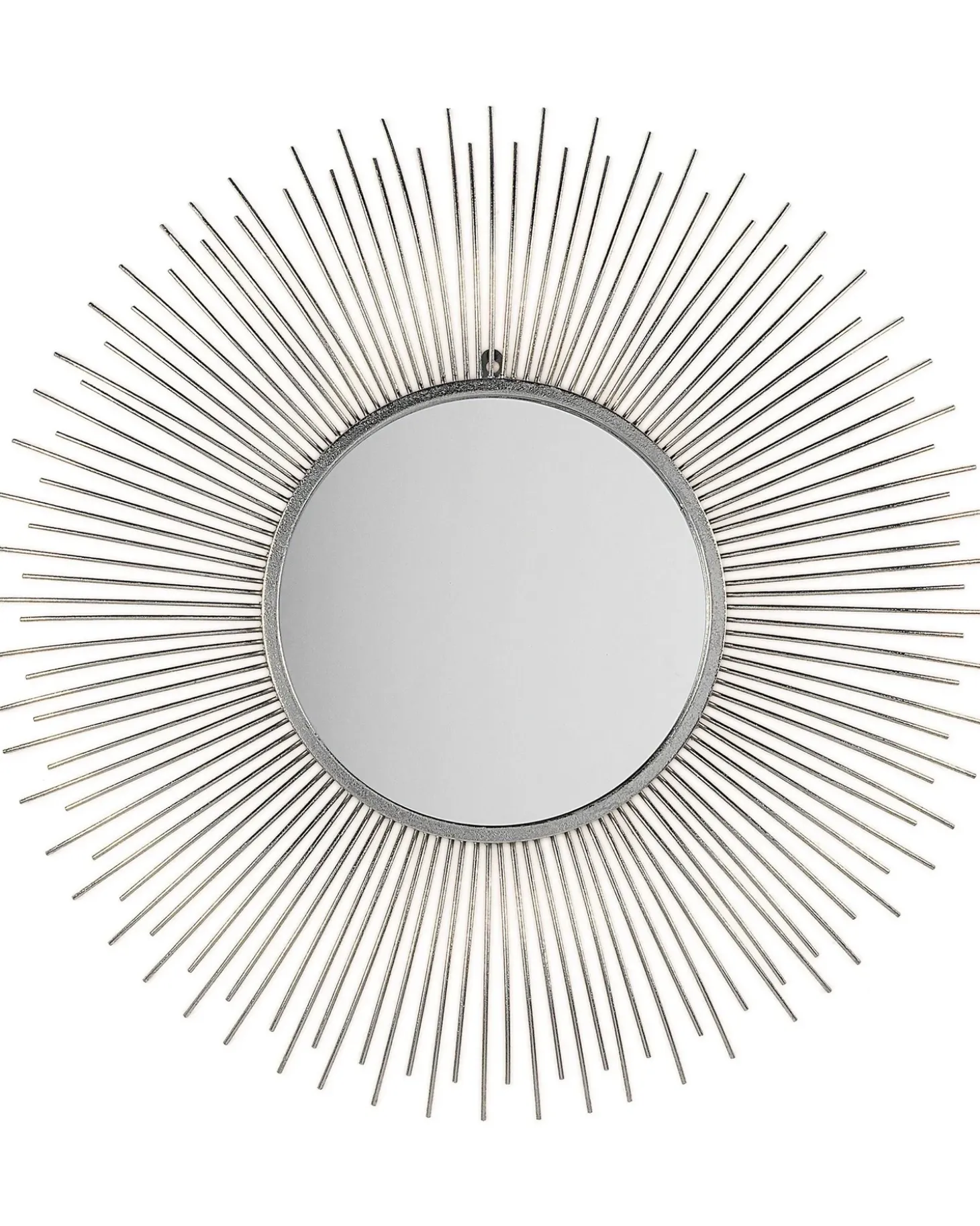 Vægspejl CILLY 80 cm 80 cm Metal Sølv
