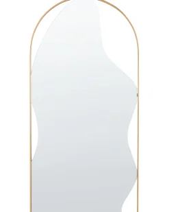 Vægspejl COLOMBIER 41 cm 81 cm Metal Guld