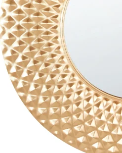 Vægspejl COMBE 60 cm 60 cm Metal Guld