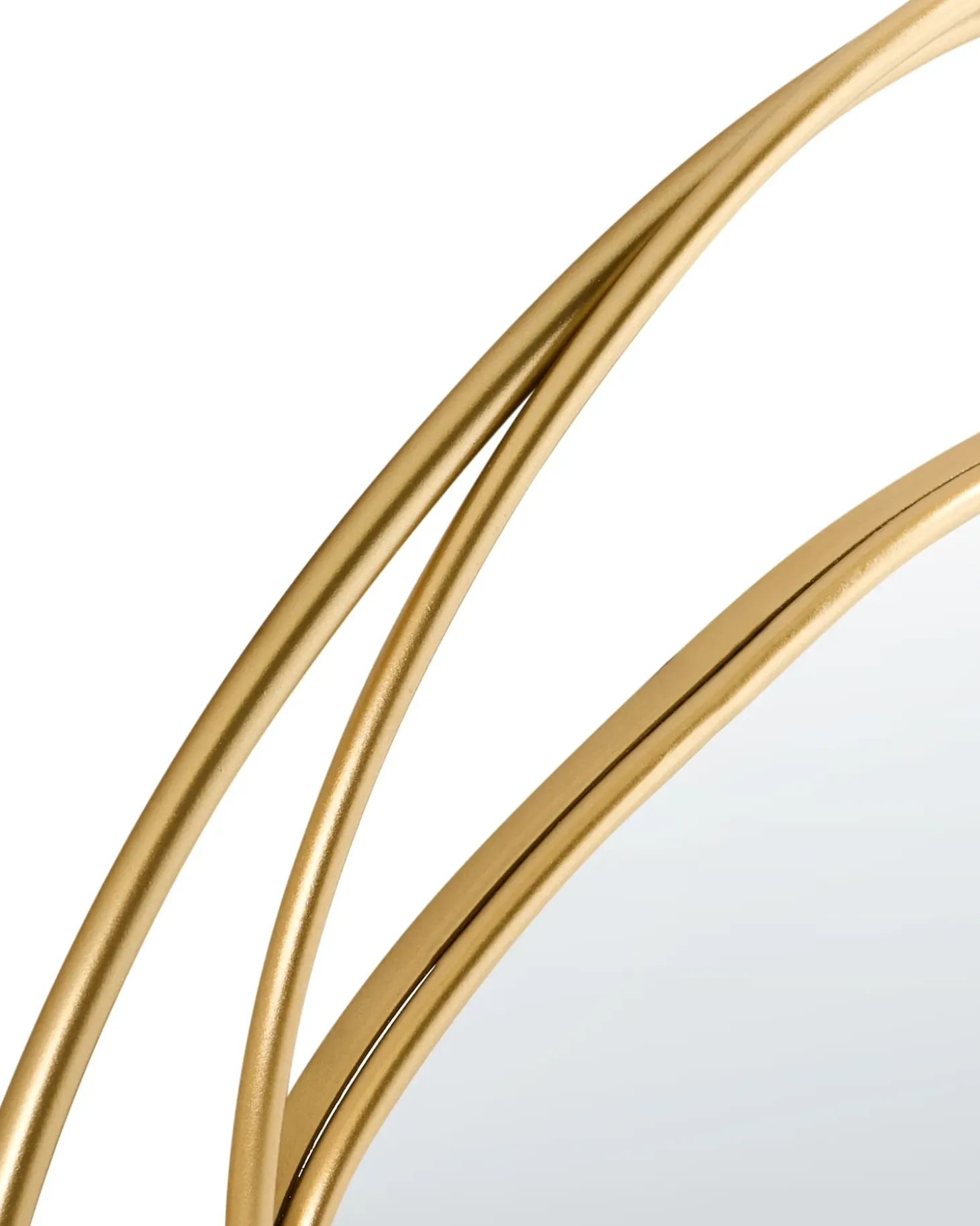 Vægspejl COURCY 50 cm 54 cm Metal Guld