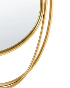 Vægspejl COURCY 50 cm 54 cm Metal Guld