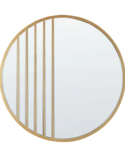 Vægspejl COUST 80 cm 80 cm Guld