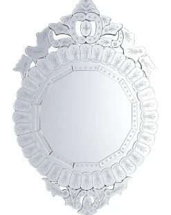 Vægspejl CRAON 67 cm 100 cm Sølv