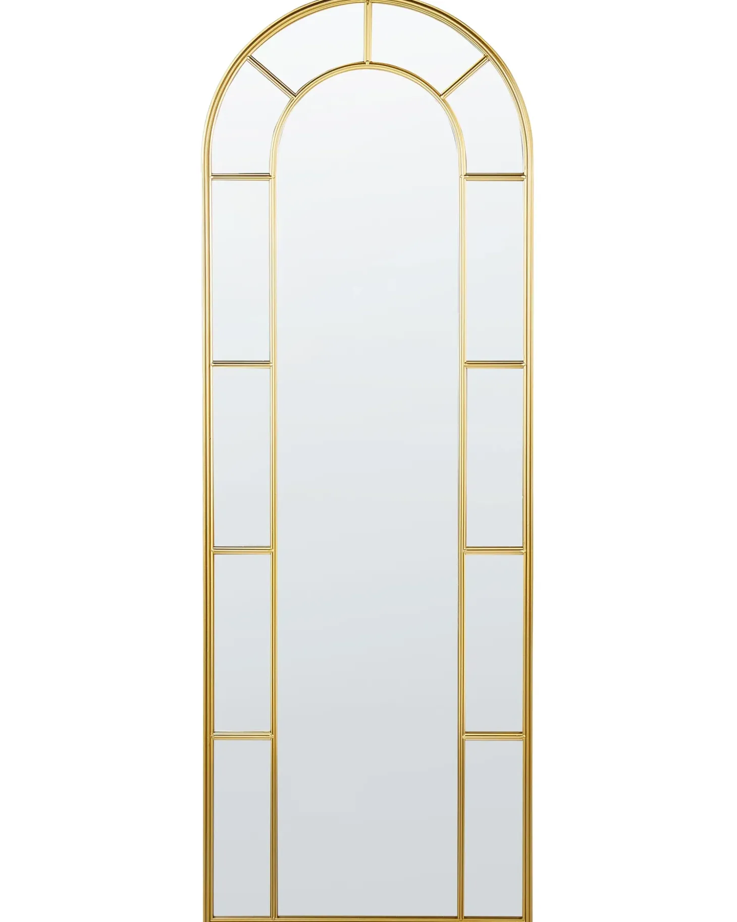 Vægspejl CROSSES 60 cm 170 cm Metal Guld