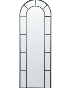 Vægspejl CROSSES 60 cm 170 cm Metal Sort