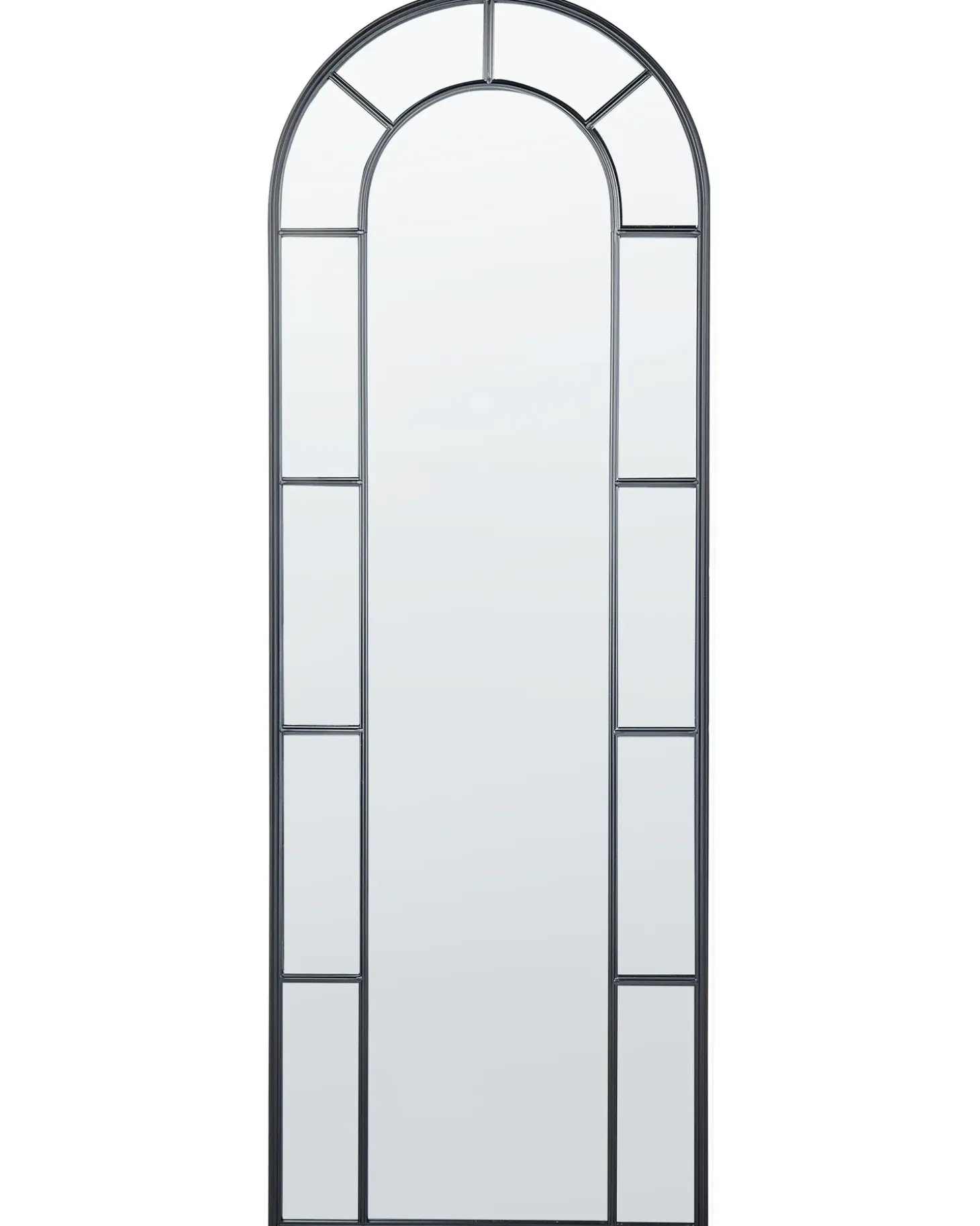 Vægspejl CROSSES 60 cm 170 cm Metal Sort
