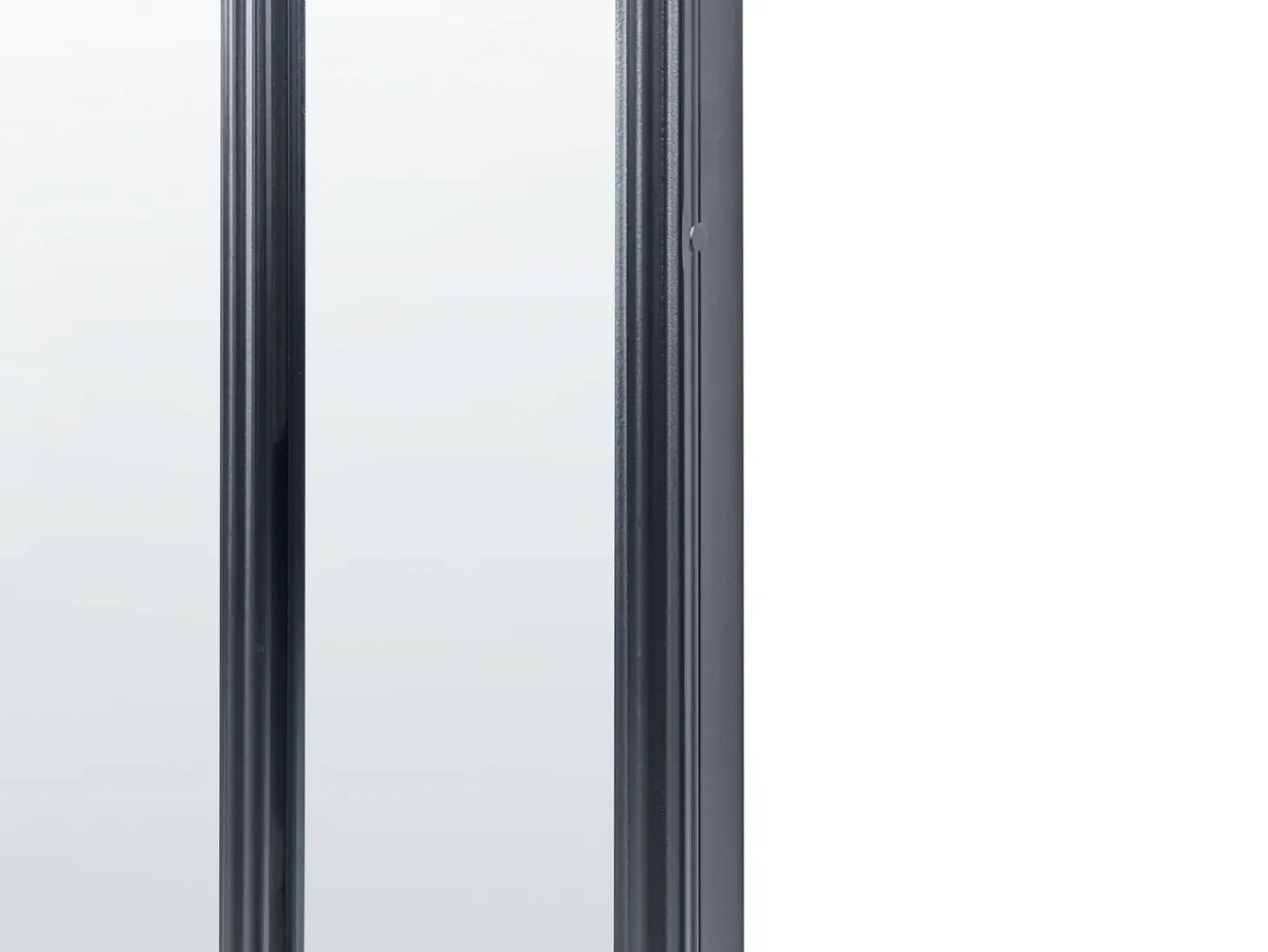 Vægspejl CROSSES 60 cm 170 cm Metal Sort
