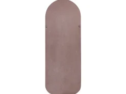 Vægspejl CULAN 60 cm 160 cm Velour Lyserød