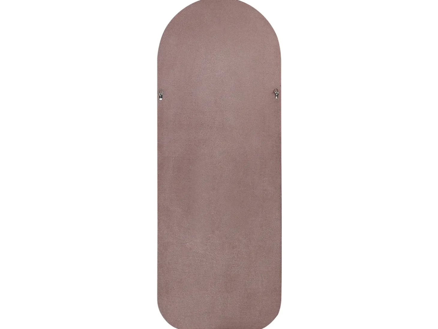 Vægspejl CULAN 60 cm 160 cm Velour Lyserød