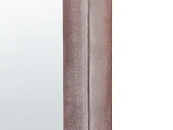 Vægspejl CULAN 60 cm 160 cm Velour Lyserød