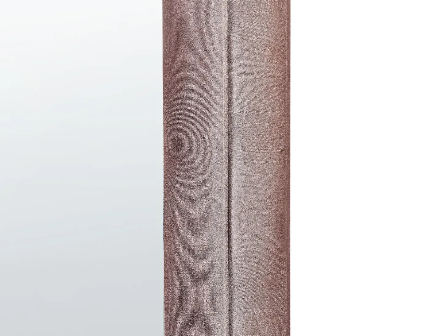 Vægspejl CULAN 60 cm 160 cm Velour Lyserød