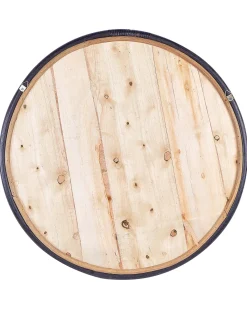 Vægspejl DAKSA 60 cm 60 cm Rattan Sort