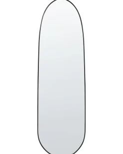 Vægspejl DARNETS 45 cm 160 cm Metal Sort